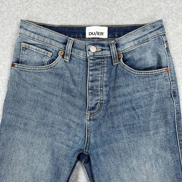 DUER High Rise Straight Leg Jean - Picture 7 of 15